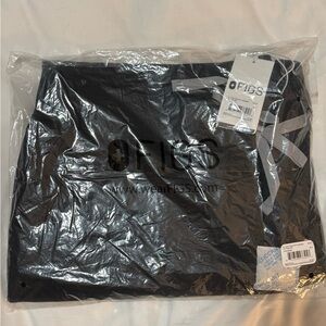 Figs Black Track Pants